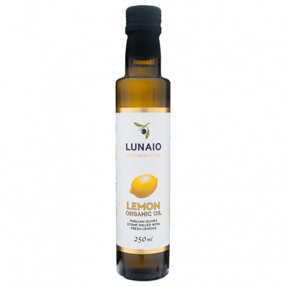 Lunaio Organic Extra Virgin Olive Oil With Lemons 250ml